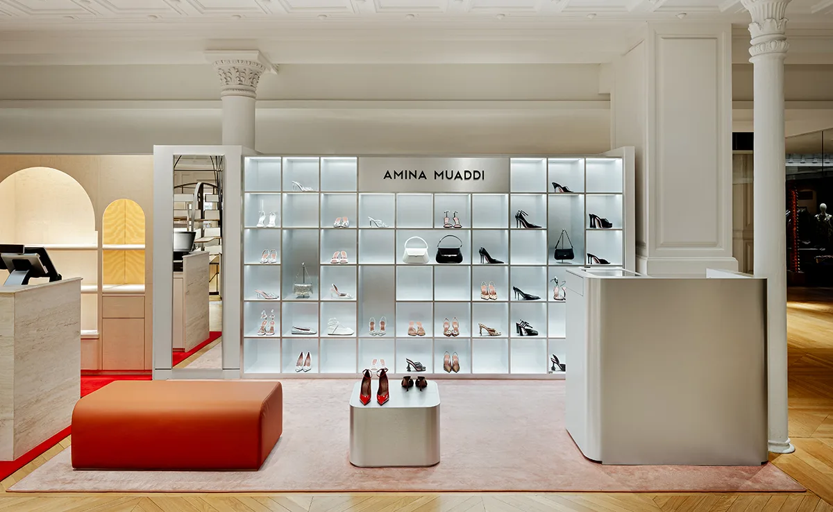 Amina Muaddi, atelier création